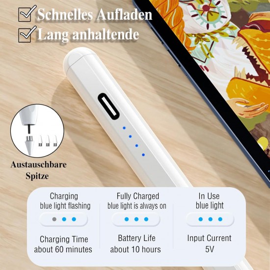 قلم ذكى للتابلت يعمل على جميع الشاشات ضمان عام