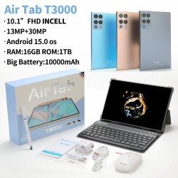 تابلت AirTab T3000 10 1 مزود بكيبورد وماوس وقلم ضمان 6 شهور سماعة هدية