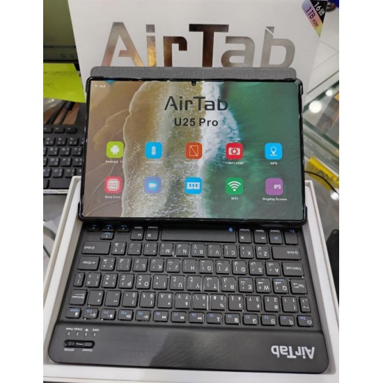 AirTab U25 Pro 10 Tablet Keyboard Mouse Pen ضمان 6 شهور