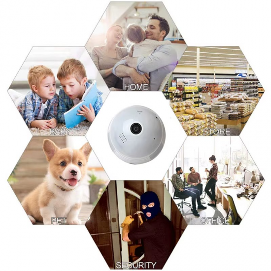 كاميرا مراقبة خفية على شكل مصباح