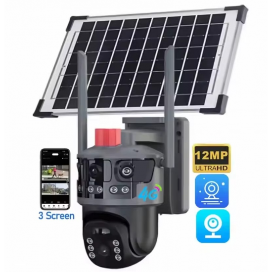 كاميرا مراقبة ذكية بالطاقة الشمسية