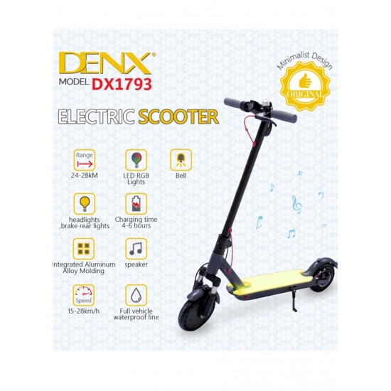 سكوتر كهربائي DENX DX1793 ضمان عام