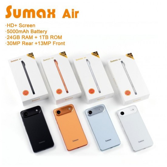 هاتف Sumax Air 5G ضمان 6 شهور سماعة بلوتوث هدية