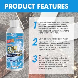 2 Pcs of Stone Stain Remover Cleaner