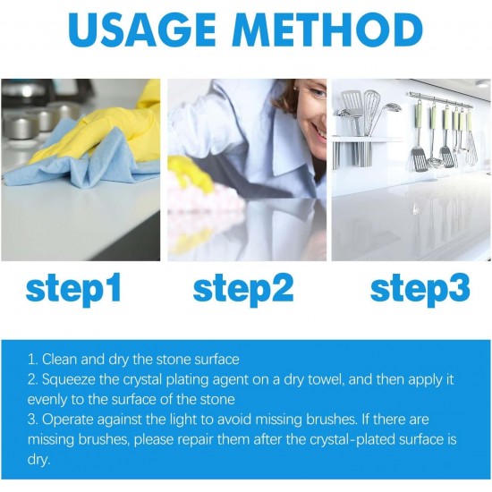 2 Pcs of Stone Stain Remover Cleaner