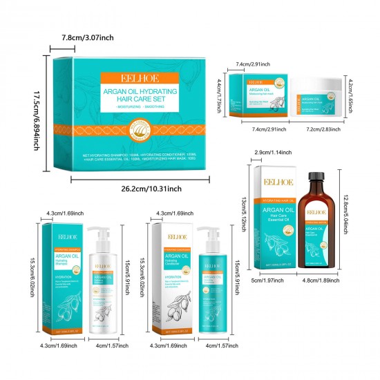 مجموعة زيت الارجان للعناية بالشعر