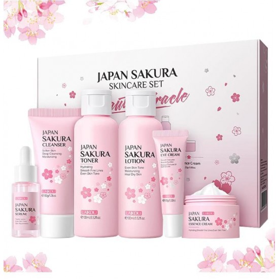 مجموعة الساكورا اليابانية للعناية بالبشرة