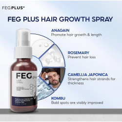 FEG Plus بخاخ لتحسين نمو الشعر ومنع التساقط