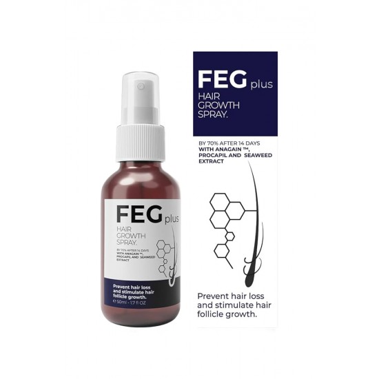 FEG Plus بخاخ لتحسين نمو الشعر ومنع التساقط
