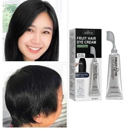 كريم صبغ الشعر بالفاكهة الطبيعية أسود