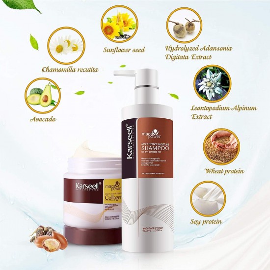 مجموعة شامبو وبلسم كارسيل