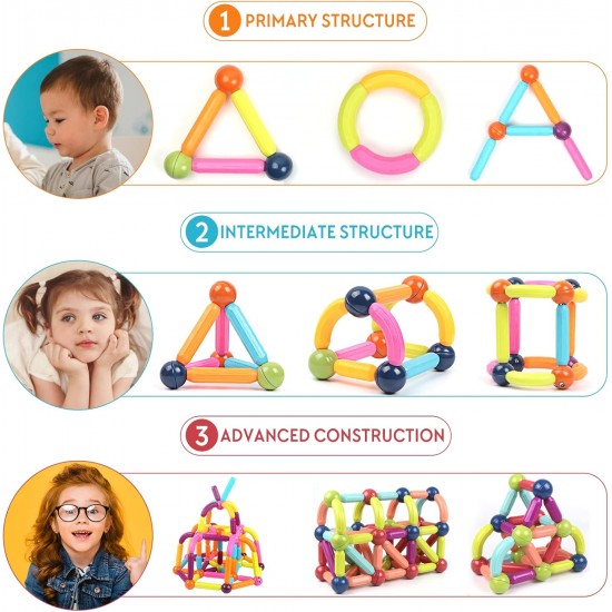 لعبة تنمية المهارات العصا مغناطيسية 42 قطعة