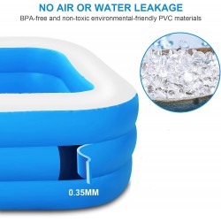 حوض سباحة عائلي كبير منفاخ يدوى هدية مجانية