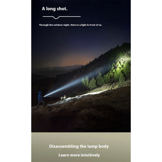 كشاف وشاحن موبايل ومروحة للرحلات والسفارى يعمل بالطاقة الشمسية