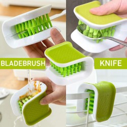 فرشة تنضيف السكاكين والشوك