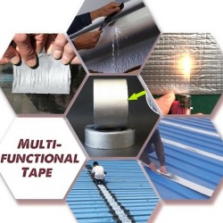 اللاصق الفضي المطاطي 10 متر