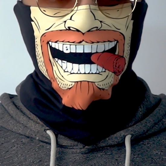 ماسك للموتسكلات والعجل شكل باد بوي