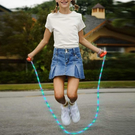 حبل النط المضئ السحري