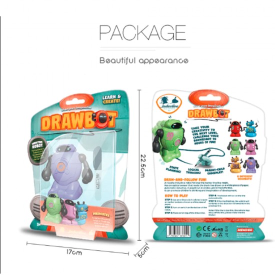 روبوت متتبع أي خط مرسوم