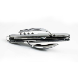 طقم ادوات مائدة قابلة للطي 6 في 1