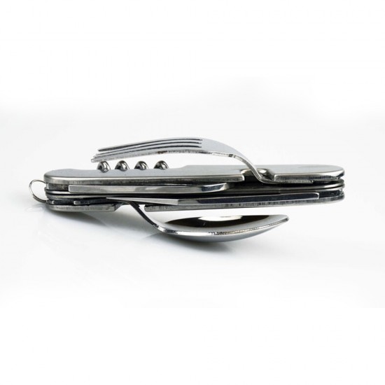 طقم ادوات مائدة قابلة للطي 6 في 1