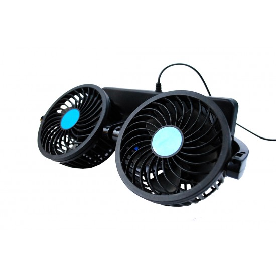 مروحة سيارة مزدوجة الرأس