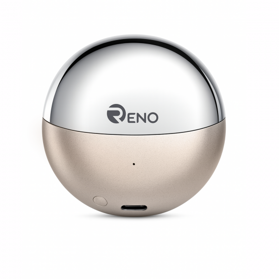 سماعة ايربودز من رينو لون اسود ذهبي