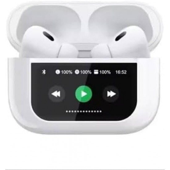 سماعة ذكيه مع شاشة A9 لون ابيض