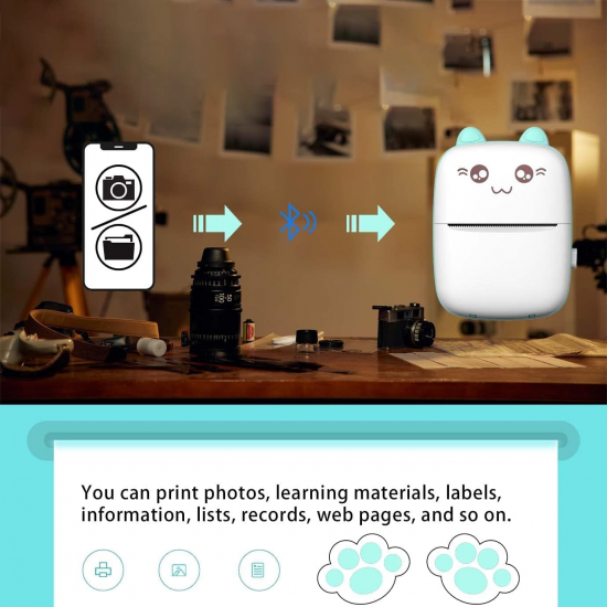 عرض قطعتين Mini Sticker Printer