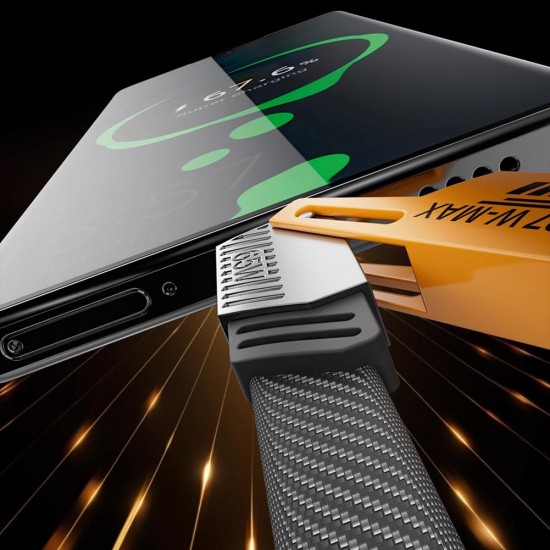 كابل شاحن USB متعدد 15 سم شحن سريع 65 واط 3 في 1 Lightning Type C Micro USB