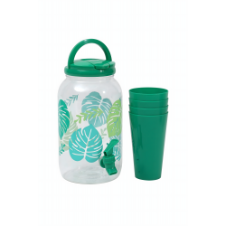 ديسبنسر العصير 4 اكواب للعصير ديزاين Leaves 3 5 Liter