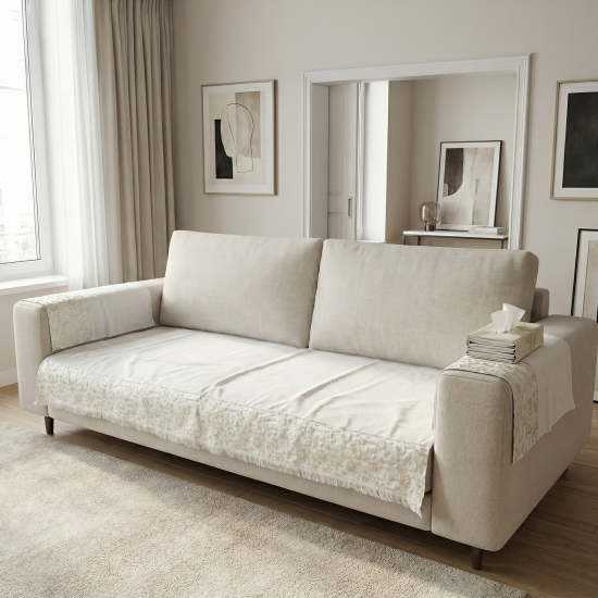 طقم 1 كنبه مع 2 مناديل رمضان