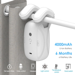 روبوت التحكم بالستائر يعمل بريموت