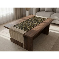 رانر مع 2 كفر كوشن بيج اسود