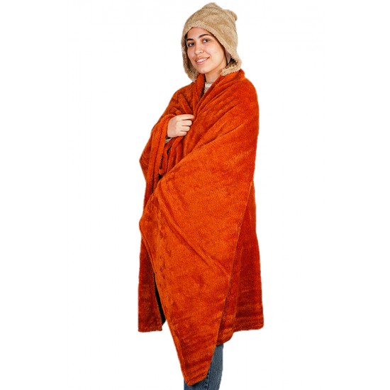 بطانية قابلة للارتداء بيج و طوبى