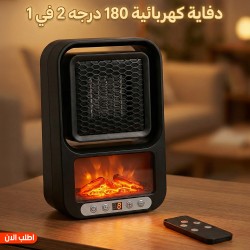 دفاية كهربائية 180 درجه 2 في 1