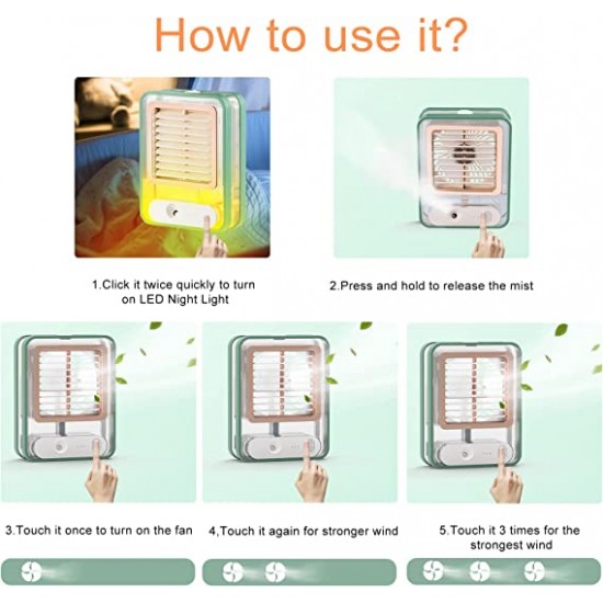 تكييف ومروحة بالمياة 3 في 1