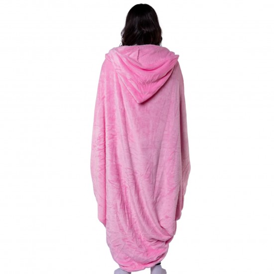 بطانيه قابله للارتداء وردي