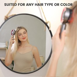 فرشاة مساج الشعر لتغذية الشعر بالزيوت