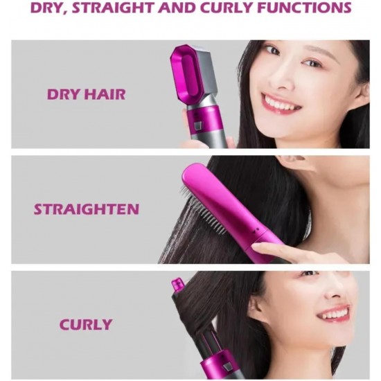 فرشاة الشعر 5 في 1 الحديثة