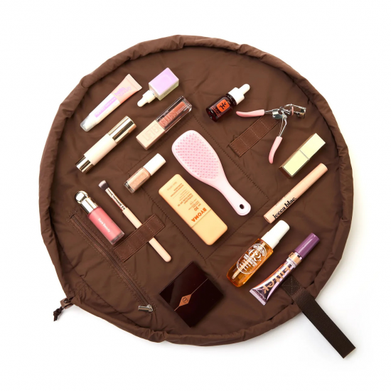 شنطة المكياج المحمولة اسود