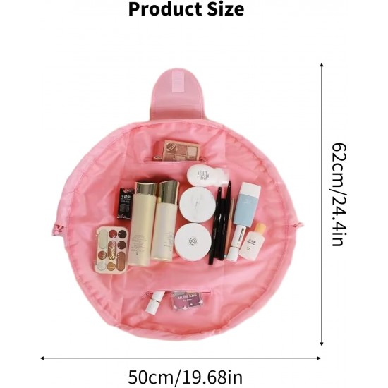 شنطة المكياج المحمولة بينك
