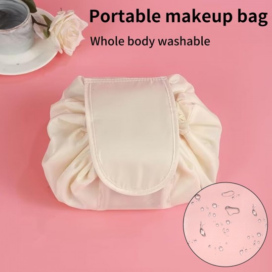 شنطة المكياج المحمولة بينك