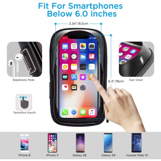 حامل موبايل وتربروف تاتش و حافظ للكروت