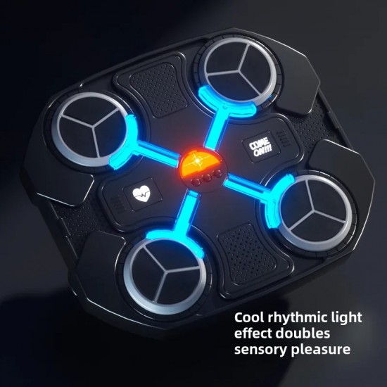 لوحة الملاكمة الموسيقية اسود