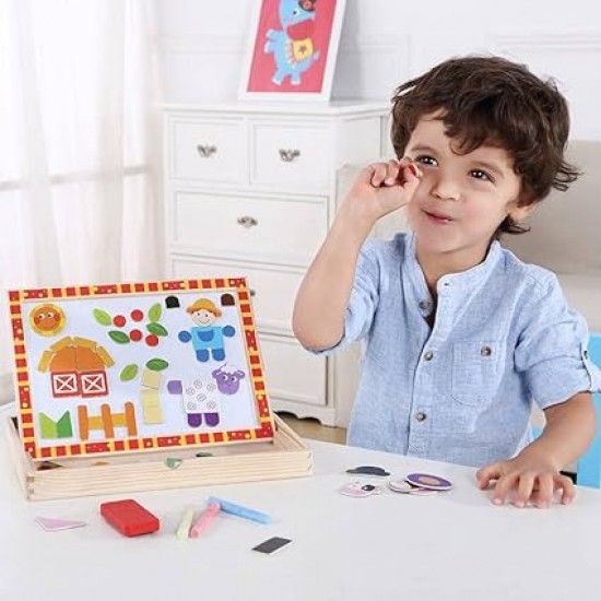 سبورة تعليمية و بازل مغناطيسي