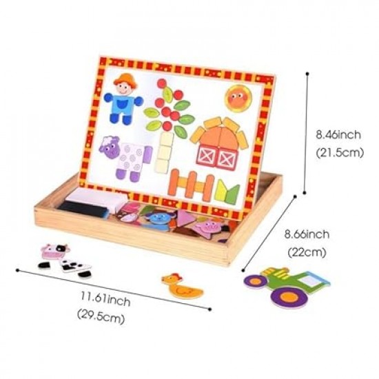 سبورة تعليمية و بازل مغناطيسي