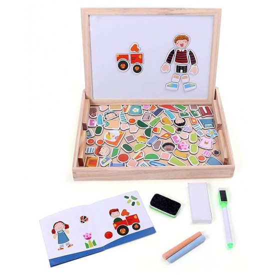 سبورة تعليمية و بازل مغناطيسي