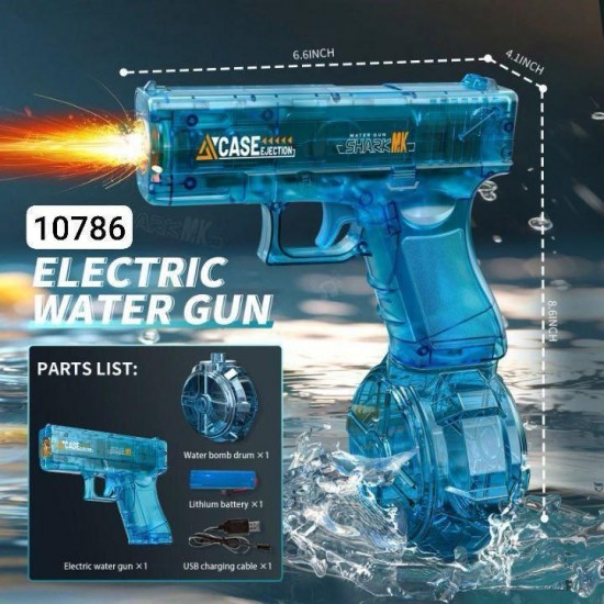 مسدس مياة بخزنة مضئ يعمل بالشحن