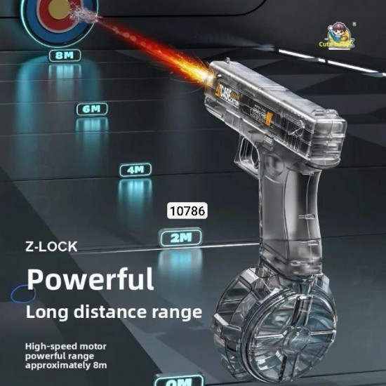 مسدس مياة بخزنة مضئ يعمل بالشحن